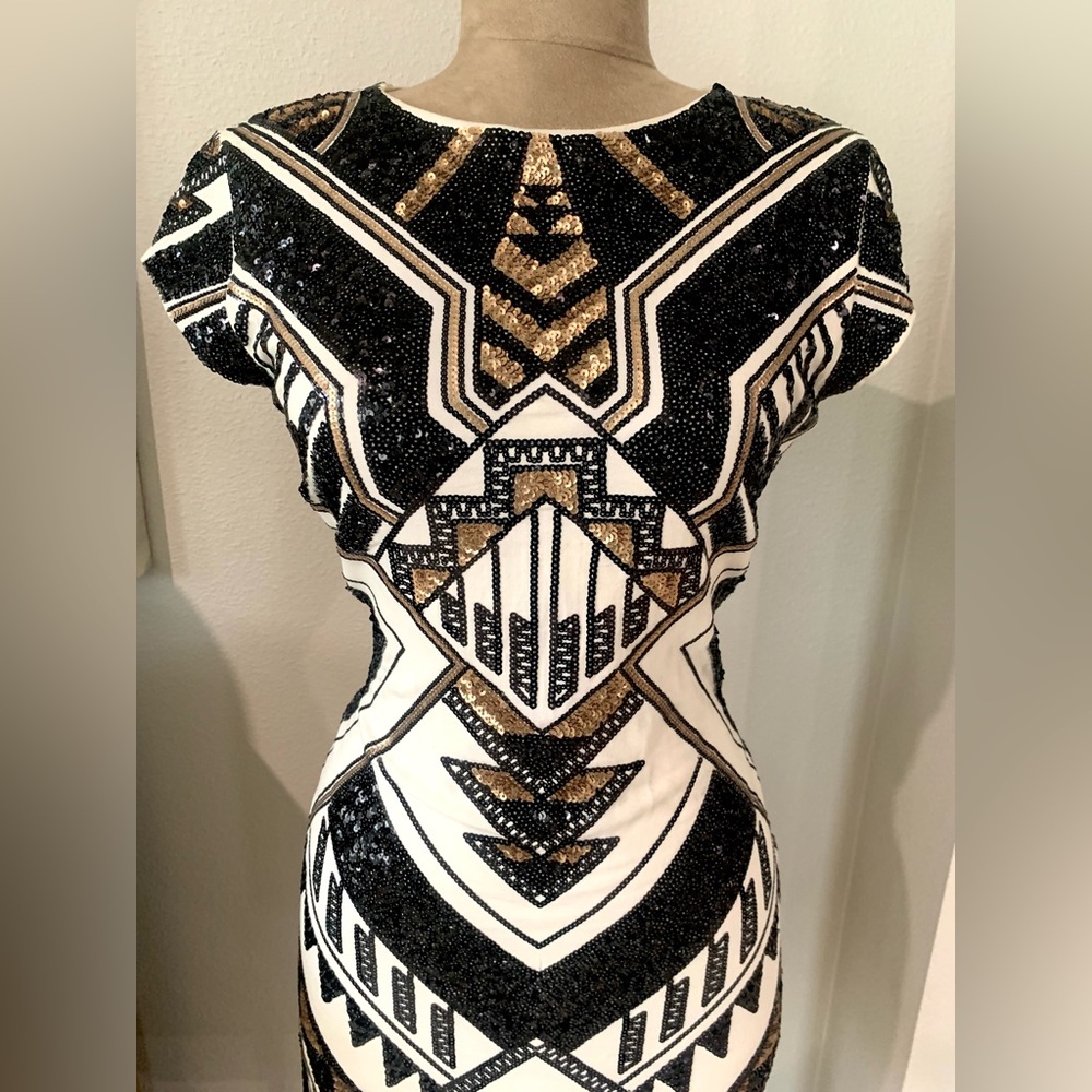 Express Color Block Moen Dress. Size Medium. Like New